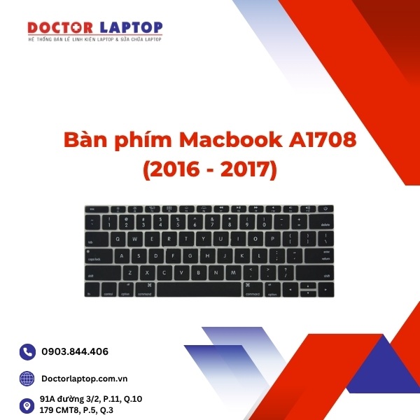 Bàn phím Macbook A1708 (2016 - 2017)
