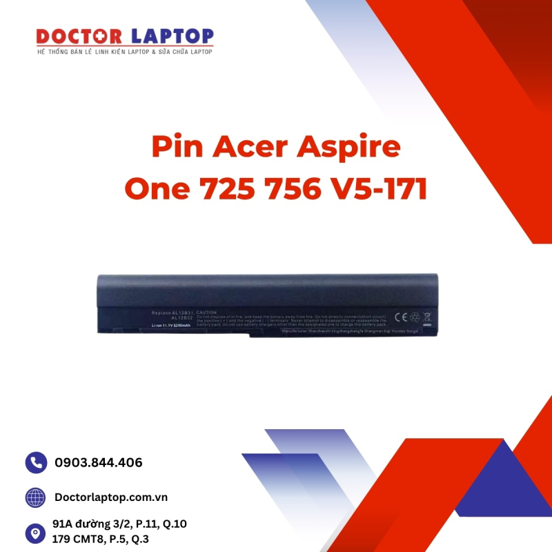 Pin Acer Aspire One 725 756 V5-171