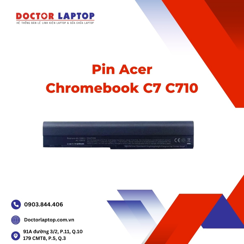 Pin Acer Chromebook C7 C710