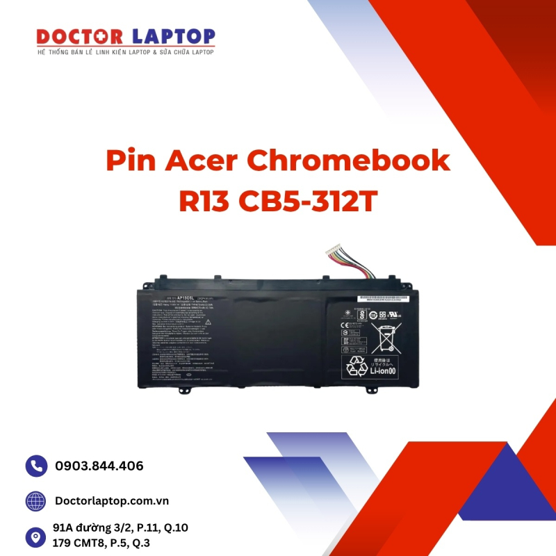 Pin Acer Chromebook R13 CB5-312T