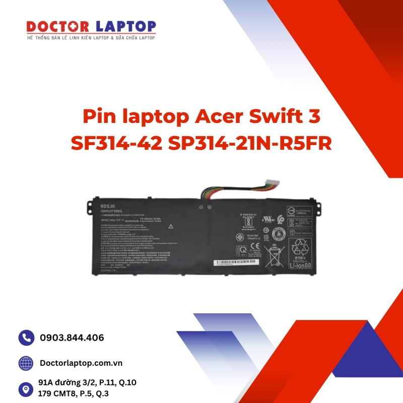 Pin laptop Acer Swift 3 SF314-42 SP314-21N-R5FR