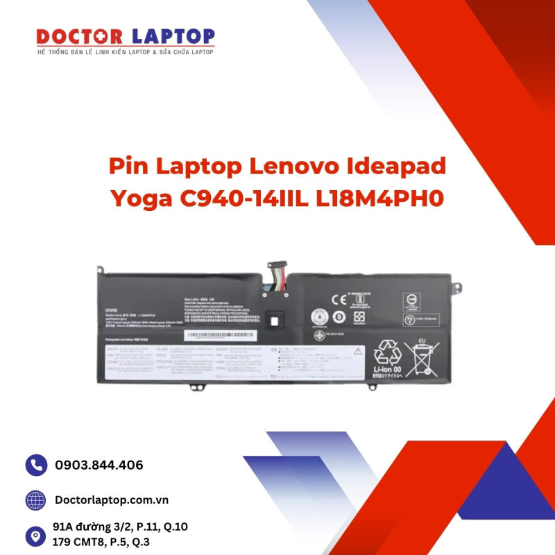 Pin Laptop Lenovo Ideapad Yoga C940-14IIL L18M4PH0