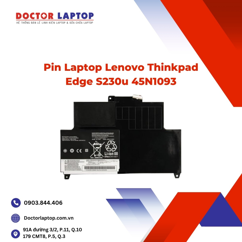 Pin Laptop Lenovo Thinkpad Edge S230u 45N1093