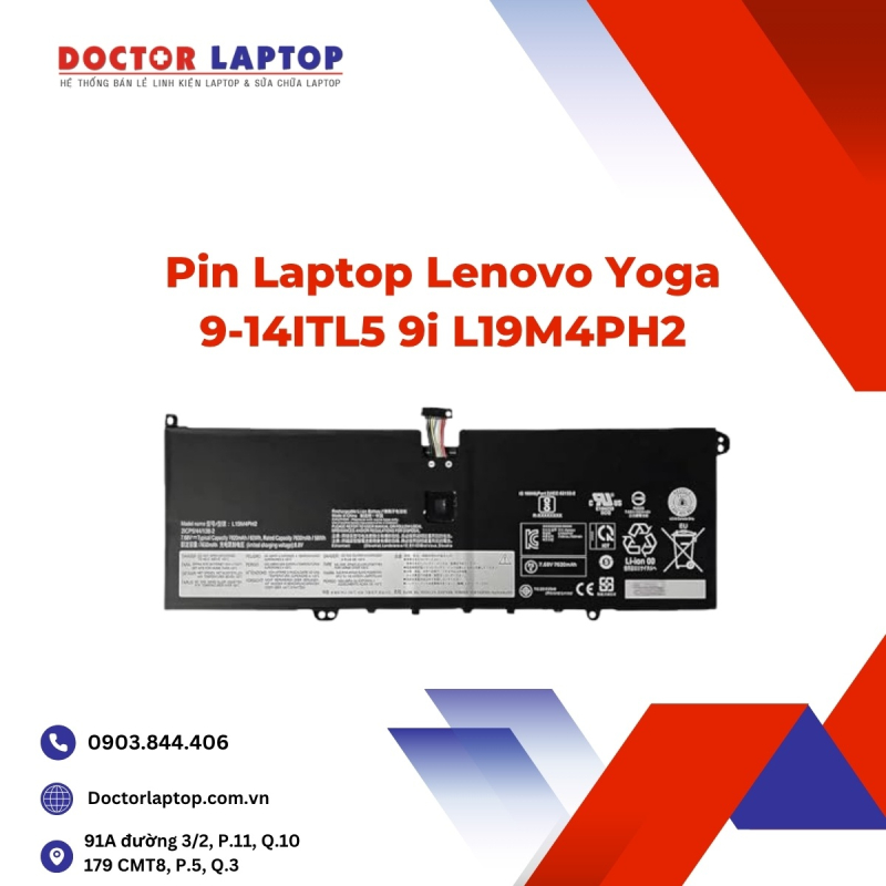 Pin Laptop Lenovo Yoga 9-14ITL5 9i L19M4PH2