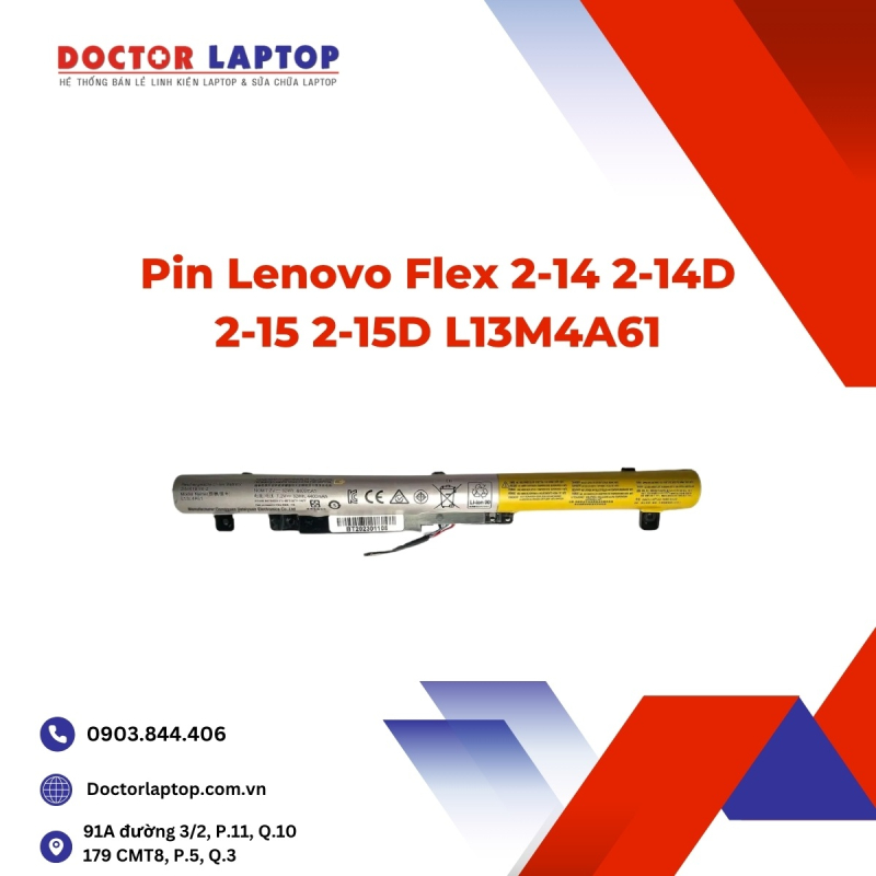 Pin Lenovo Flex 2-14 2-14D 2-15 2-15D L13M4A61
