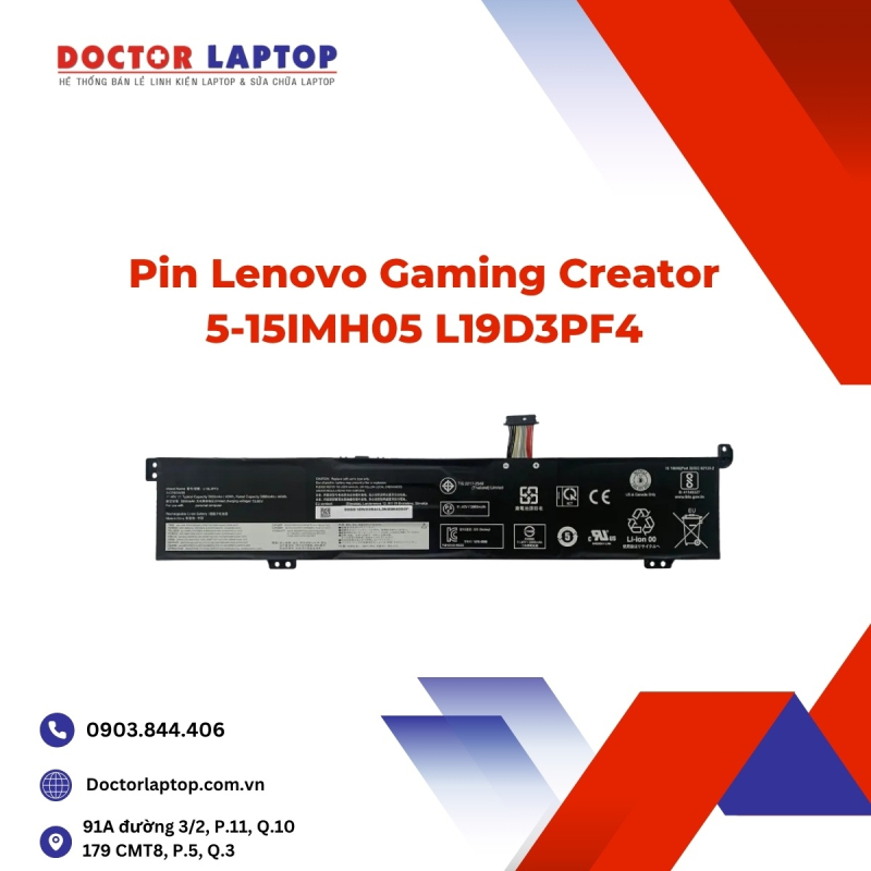 Pin Lenovo Gaming Creator 5-15IMH05 L19D3PF4