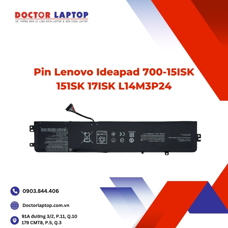 Pin Lenovo Ideapad 700-15ISK 151SK 17ISK L14M3P24