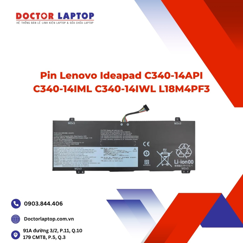 Pin Lenovo Ideapad C340-14API C340-14IML C340-14IWL L18M4PF3