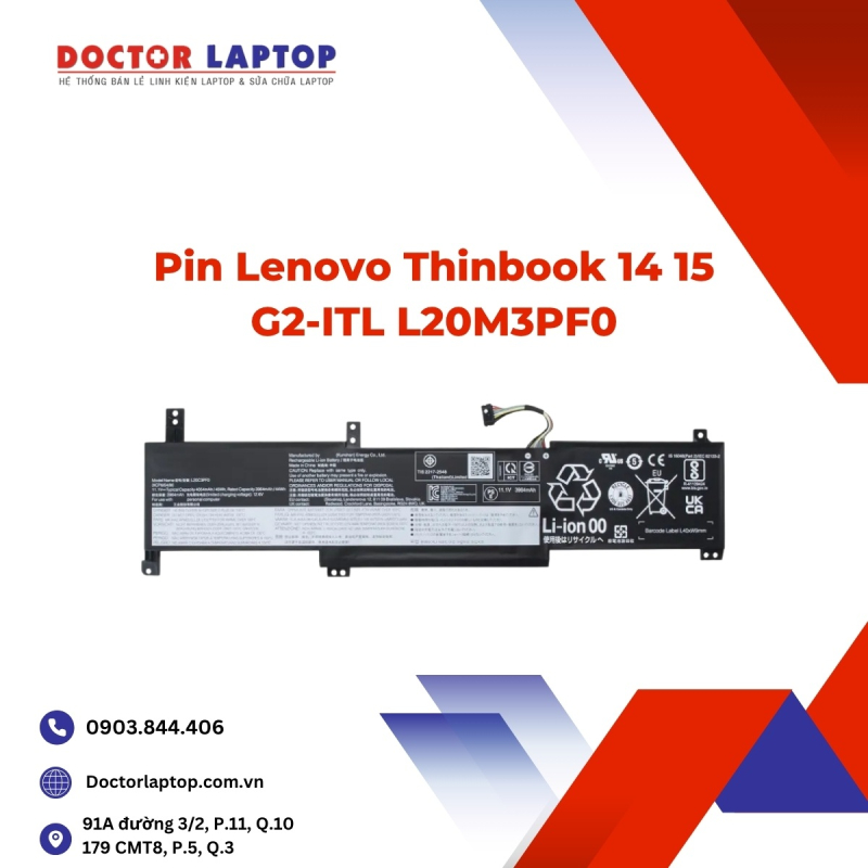Pin Lenovo Thinbook 14 15 G2-ITL L20M3PF0