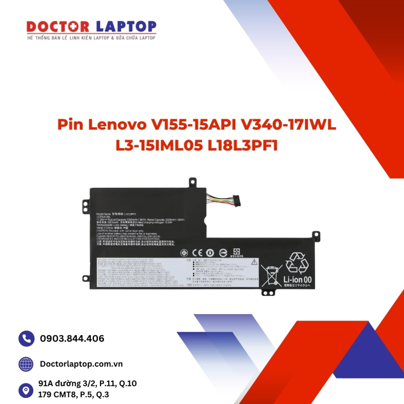 Pin Lenovo V155-15API V340-17IWL L3-15IML05 L18L3PF1