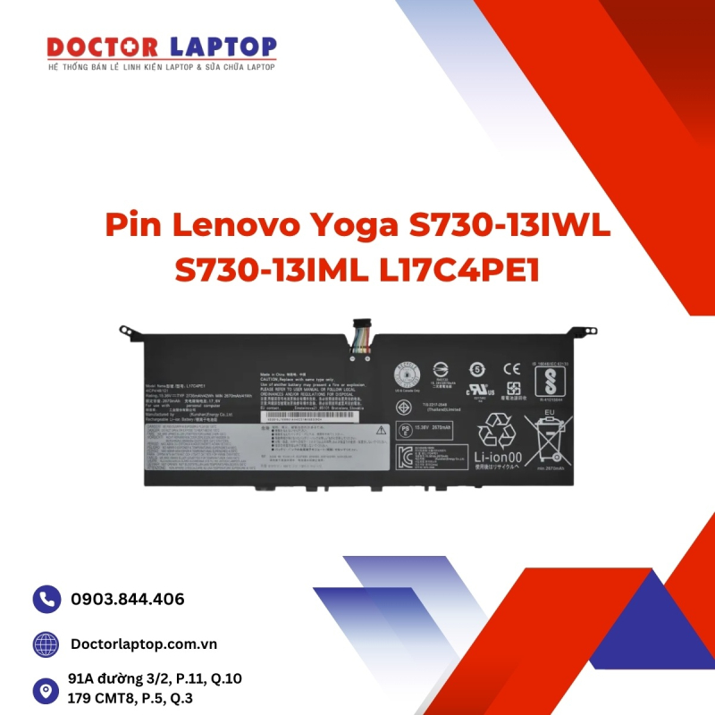Pin Lenovo Yoga S730-13IWL S730-13IML L17C4PE1