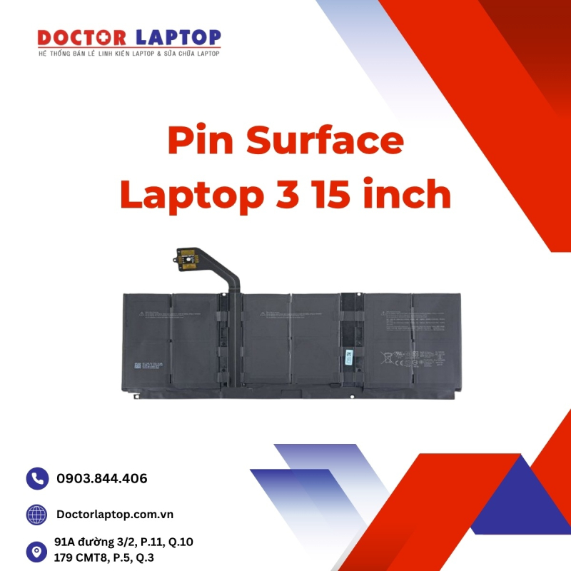 Pin Surface Laptop 3 15 inch