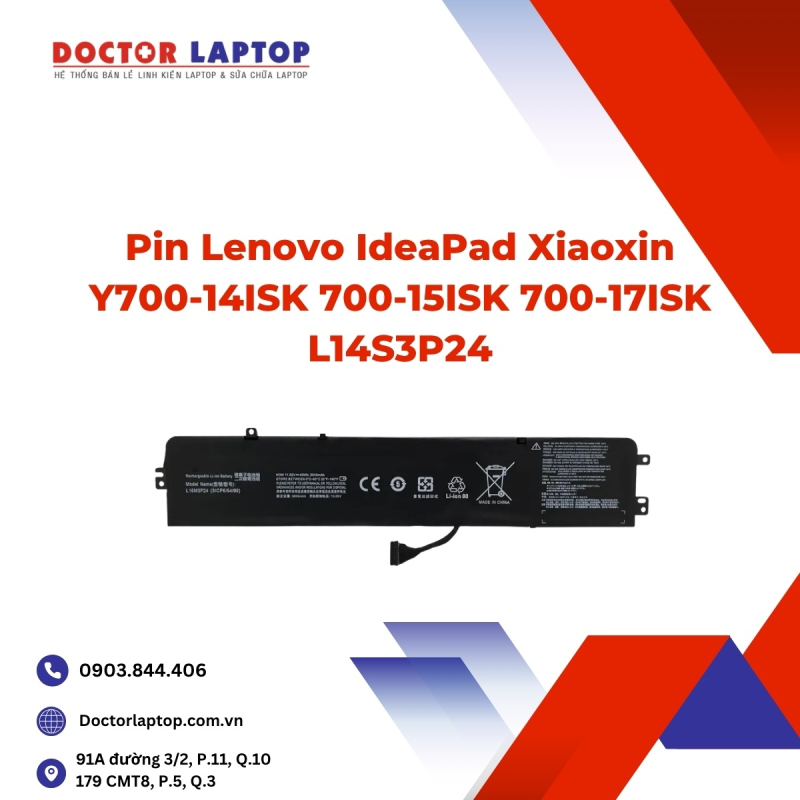 Pin Lenovo IdeaPad Xiaoxin Y700-14ISK 700-15ISK 700-17ISK L14S3P24
