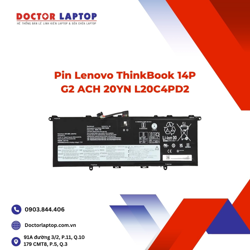 Pin Lenovo ThinkBook 14P G2 ACH 20YN L20C4PD2