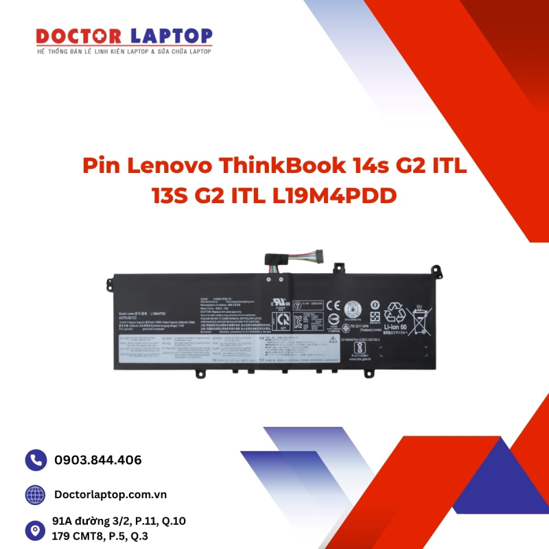 Pin Lenovo ThinkBook 14s G2 ITL 13S G2 ITL L19M4PDD