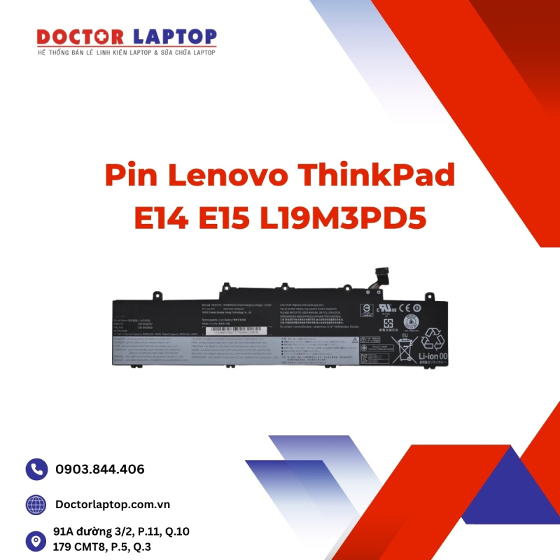 Pin Lenovo ThinkPad E14 E15 L19M3PD5