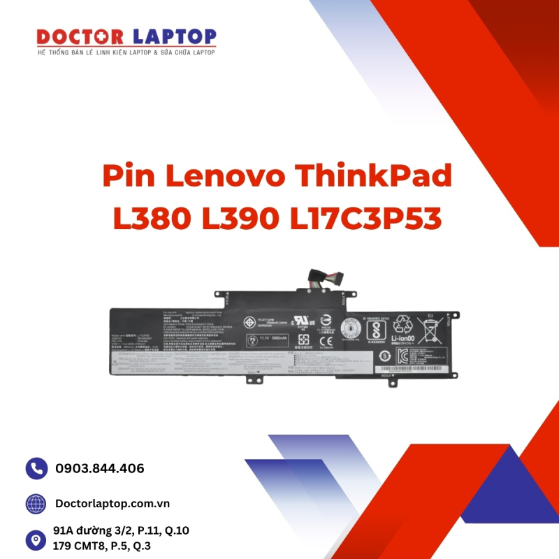 Pin Lenovo ThinkPad L380 L390 L17C3P53