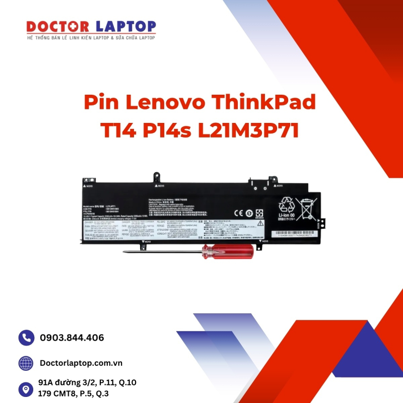 Pin Lenovo ThinkPad T14 P14s L21M3P71