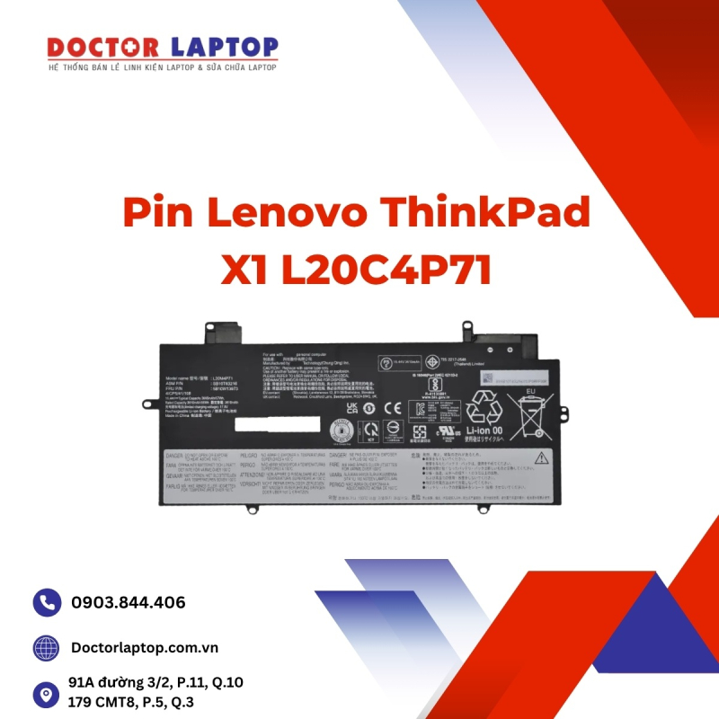 Pin Lenovo ThinkPad X1 L20C4P71