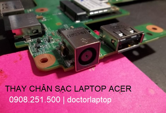 Thay chân sạc laptop Acer ở đâu lấy liền tại tphcm