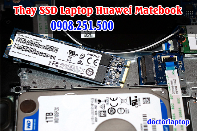 Thay SSD Laptop Huawei Matebook